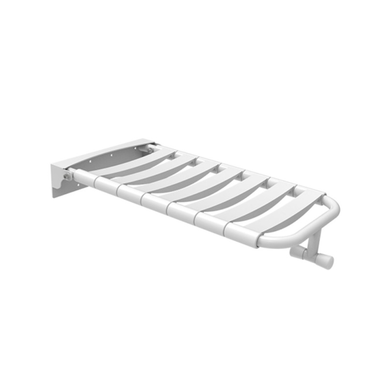 Seggiolino ribaltabile per vasca con doghe, in inox con rivestimento nylon Goman N-X801
