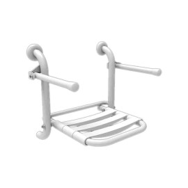 Sedile ribaltabile per doccia con doghe e braccioli reclinabili Goman N-X821