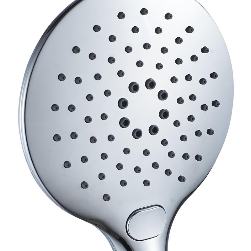 Doccino cromato a 3 funzioni con pulsante cambio getto - serie Astra Idrobric SAPDOC0238CR