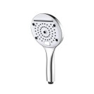 Doccetta tonda cromata a 3 funzioni con pulsante cambio getto - serie Victoria Idrobric SAPDOC0239BI