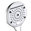 Doccetta tonda cromata a 3 funzioni con pulsante cambio getto - serie Victoria Idrobric SAPDOC0239BI