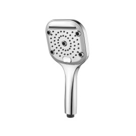 Doccetta quadra cromata a 3 funzioni con pulsante cambio getto - serie Victoria Idrobric SAPDOC0240CR