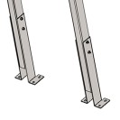 Supporto seggiolino doccia x812 01 per pareti in cartongesso Goman STF17/01
