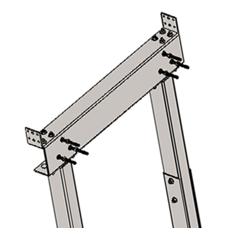 Supporto seggiolino doccia x812 01 per pareti in cartongesso Goman STF17/01