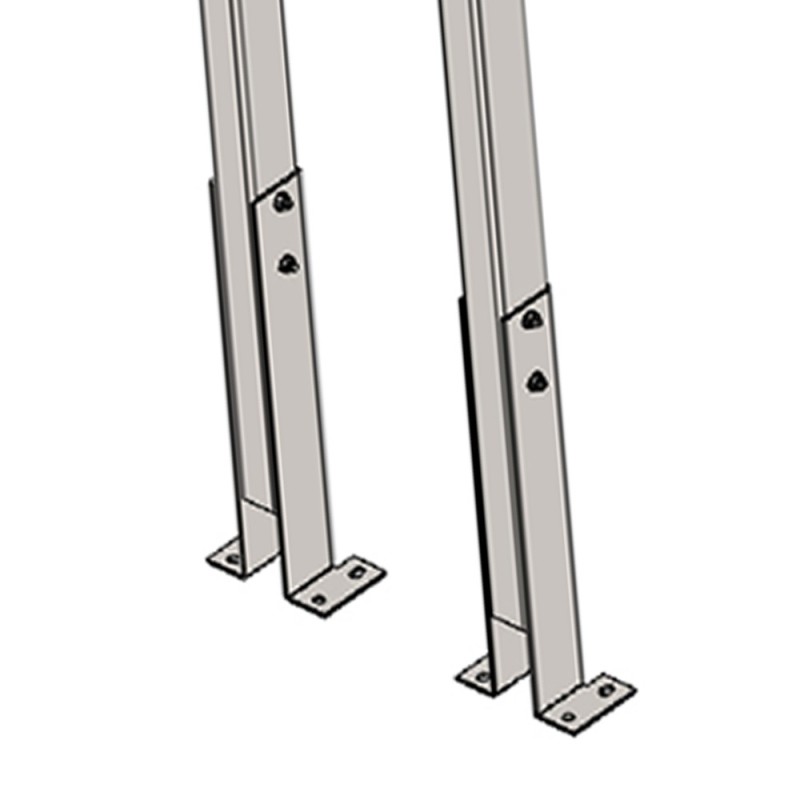 Supporto seggiolino doccia x810 01 per pareti in cartongesso Goman STF19/01