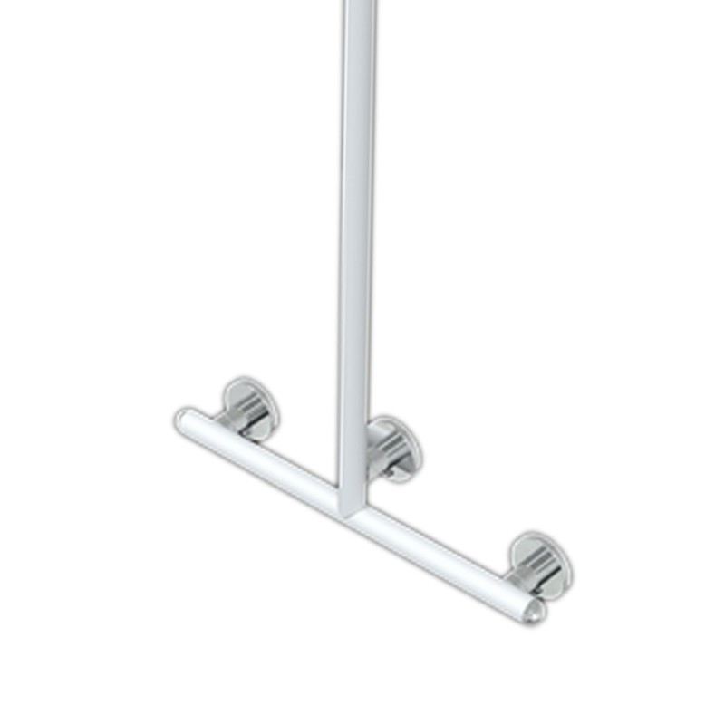 Saliscendi doccia serie raffaello 50x120 inox lucido, bianco opaco Goman RAF-X12153SDF/30