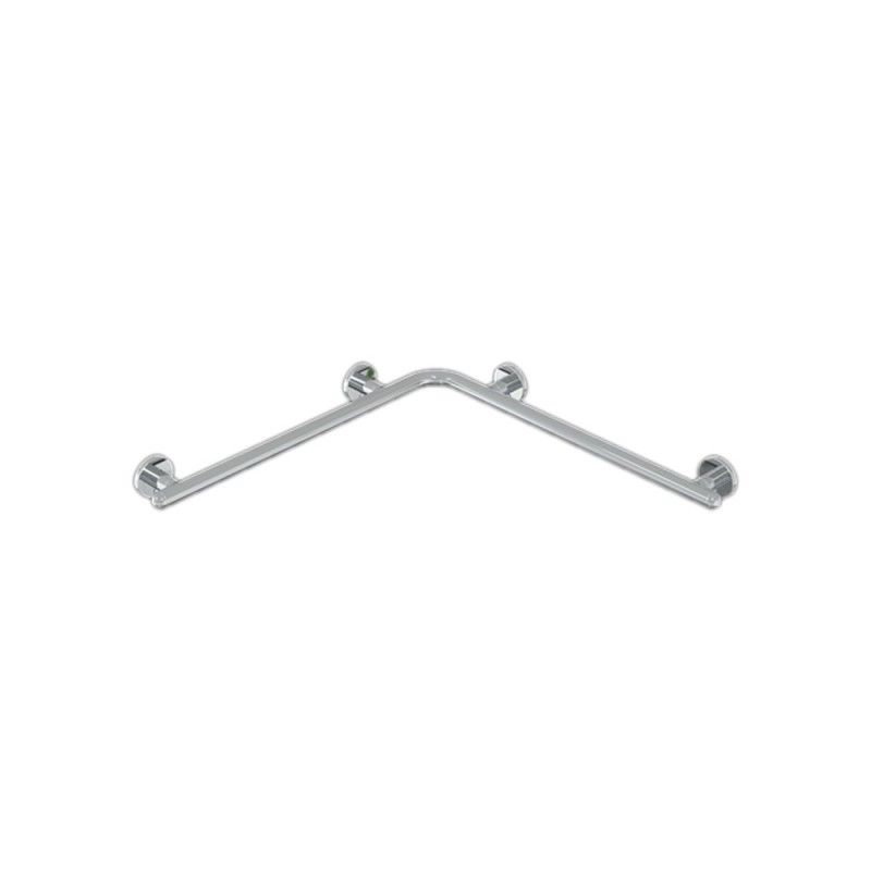 Maniglia angolare doccia serie raffaello 71,6x71,6 inox cromato Goman RAF-XA01/94