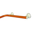 Maniglia angolare cm 70x70 arancio Goman LEO-A01/65