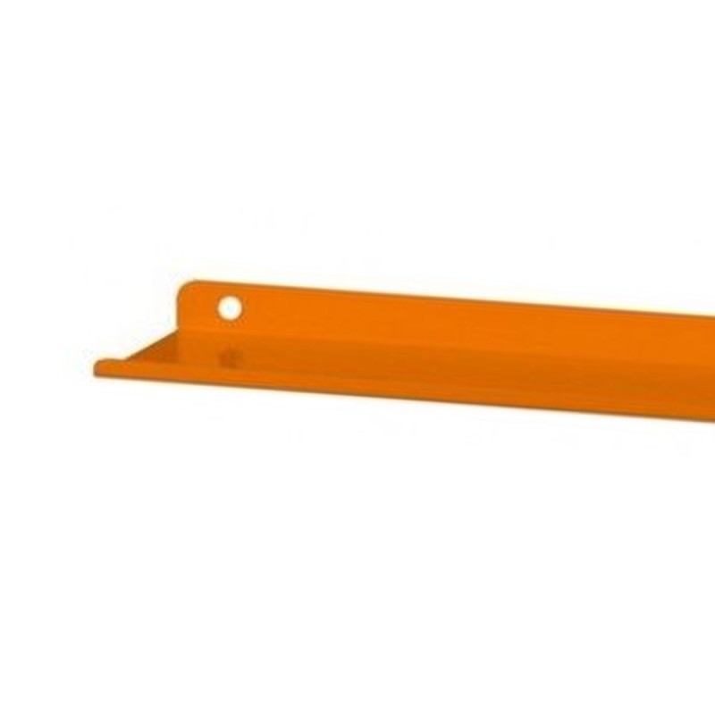 Mensola alluminio arancio con bicchiere Goman LEO-B163/65