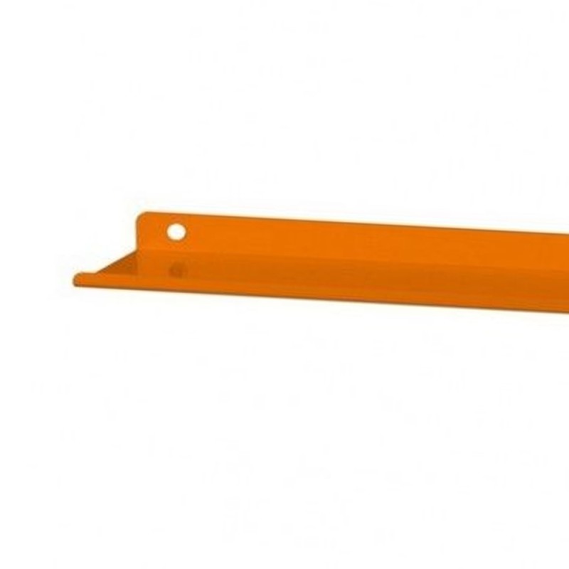 Mensola alluminio arancio con piattino porta sapone Goman LEO-B164/65