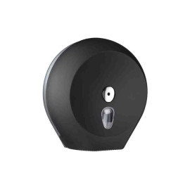 Porta carta igienica rotolone nero opaco Goman LEO-B253/08