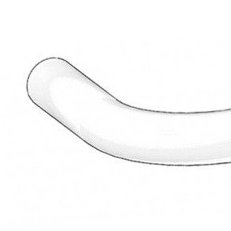 Curva terminale cm15 in acciaio rivestito in nylon bianco Goman N-C1001