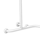 Maniglia angolare per bagni disabili color bianco 70x70x70 cm Goman N-XA05U
