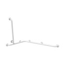 Maniglia disabili e terza età bianca angolare 120x70x70 cm Goman N-ZA06U