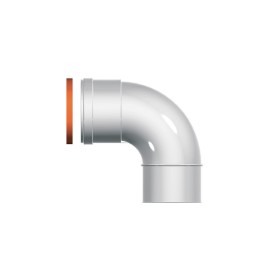 Curva mf diam. 80 a 90 gradi per caldaie ariston a condensazione Ariston SCACAL0101CU