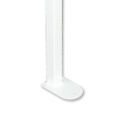 Ribaltbile su colonna in acciaio inox rivestito in nylon, bianco Goman N-ZB07