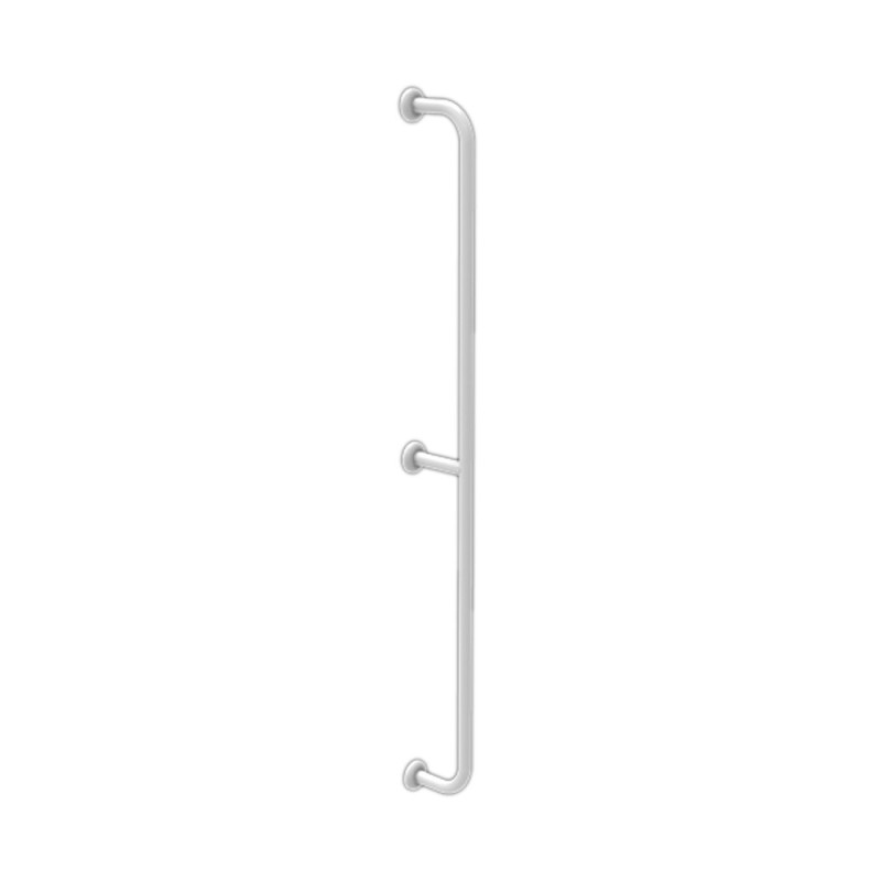 Corrimano verticale con fissaggio a parete cm 160, rivestimento in nylon Goman N-ZV02