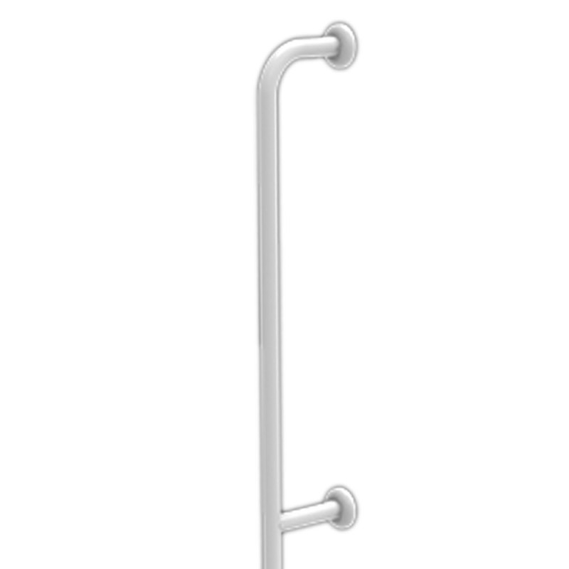 Corrimano verticale con fissaggio a parete cm 160, rivestimento in nylon Goman N-ZV02