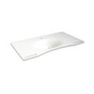 Lavabo flat in bts cm 92 vasca centrale con staffa Goman FLAT92F/01