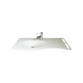 Lavabo joy flat cm92 con staffa bianco Goman FLAT92J/01