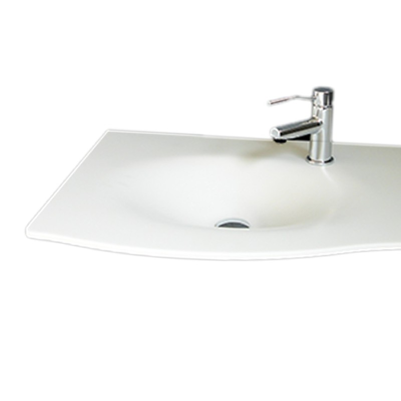 Lavabo joy flat cm92 con staffa bianco Goman FLAT92J/01