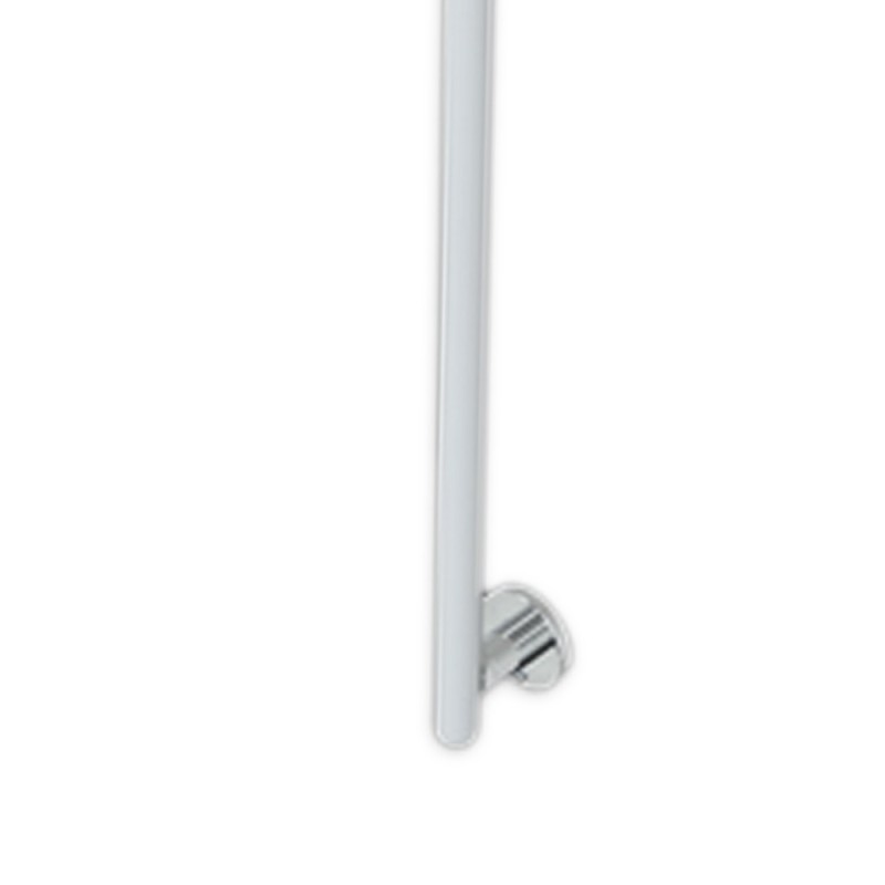 Saliscendi doccia serie raffaello cm 120 bianco opaco, inox lucido Goman RAF-X030SDF/30