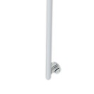 Saliscendi doccia serie raffaello cm 120 bianco opaco, inox lucido Goman RAF-X030SDF/30