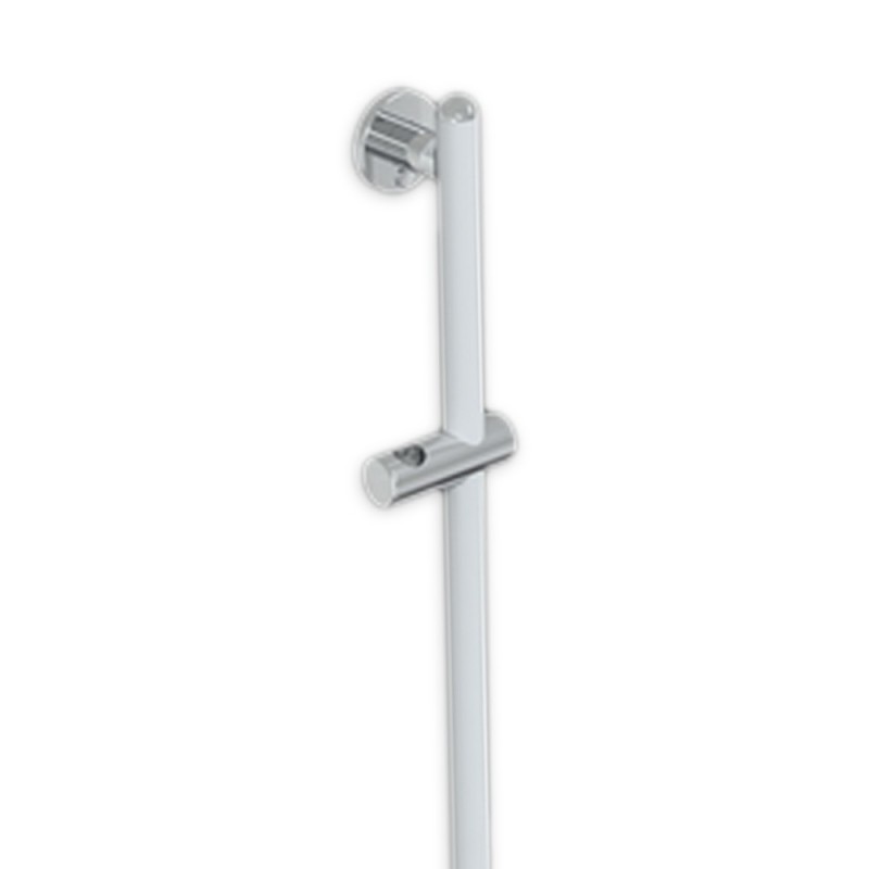 Saliscendi doccia serie raffaello cm 120 bianco opaco, inox lucido Goman RAF-X030SDF/30