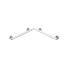 Maniglia angolare doccia serie raffaello 71,6x71,6 bianco opaco/inox lucido Goman RAF-A01/30