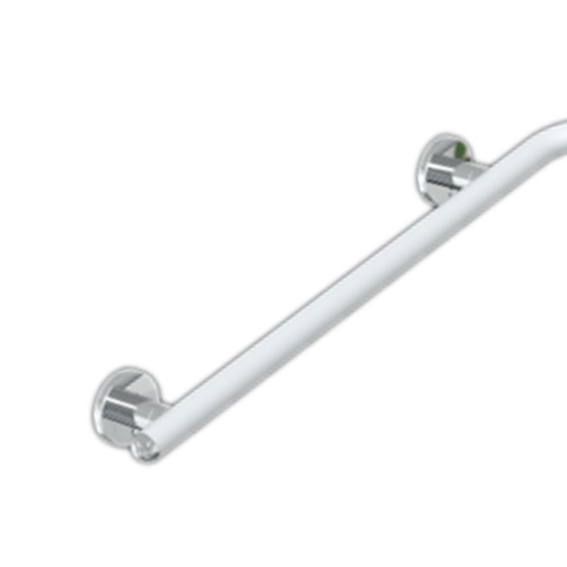Maniglia angolare doccia serie raffaello 71,6x71,6 bianco opaco/inox lucido Goman RAF-A01/30