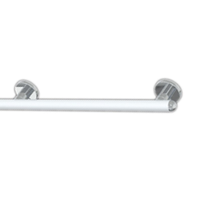 Maniglia angolare doccia serie raffaello 71,6x71,6 bianco opaco/inox lucido Goman RAF-A01/30
