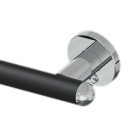 Porta carta igienica nero opaco, inox lucido Goman RAF-B113/31 Porta carta igienica nero opaco, inox lucido Goman RAF-B113/31