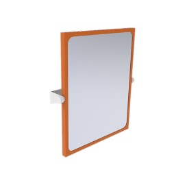 Specchio reclinabile serie leonardo 46x56 cm arancio Goman LEO-D0020/65