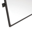 Specchio reclinabile serie leonardo 60x70 cm nero opaco Goman LEO-D0025/08