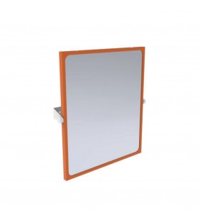 Specchio reclinabile serie leonardo 60x70 cm arancio Goman LEO-D0025/65