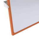 Specchio reclinabile serie leonardo 60x70 cm arancio Goman LEO-D0025/65