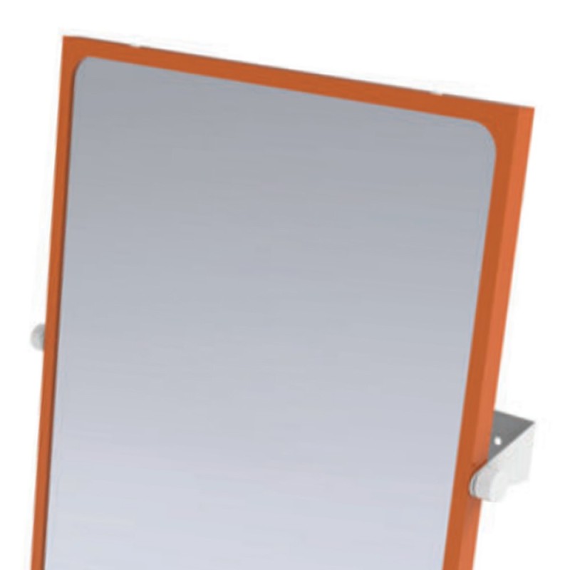 Specchio reclinabile serie leonardo 60x70 cm arancio Goman LEO-D0025/65
