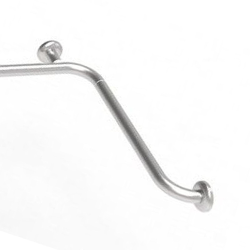 Maniglia angolare di sicurezza da cm 110x60 inox satinato Goman XA13/91