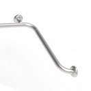Maniglia angolare di sicurezza da cm 110x60 inox satinato Goman XA13/91