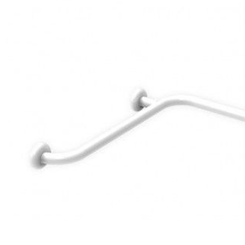 Maniglia angolare con verticale laterale universale 60x60x60h inox bianco Goman XA14U/01