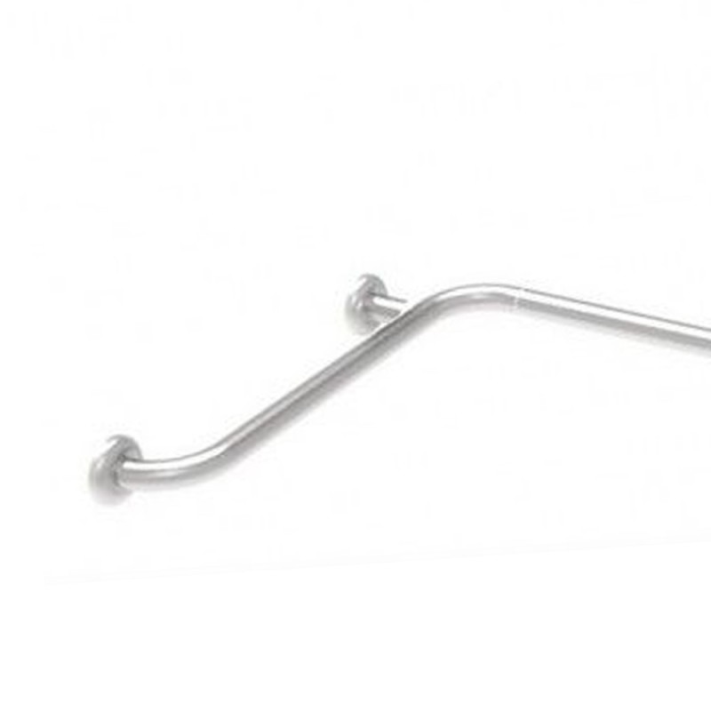Maniglia angolare con verticale laterale universale 60x60x60 inox satinato Goman XA14U/91