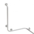 Maniglia angolare con verticale laterale universale 60x60x60 inox satinato Goman XA14U/91
