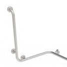 Maniglia angolare con verticale laterale universale 110x60x60h inox satinato Goman XA15U/91