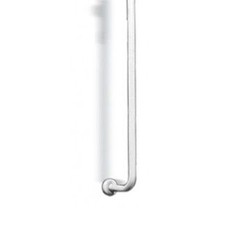 Corrimano verticale di 130 cm in inox bianco Goman XV03/01