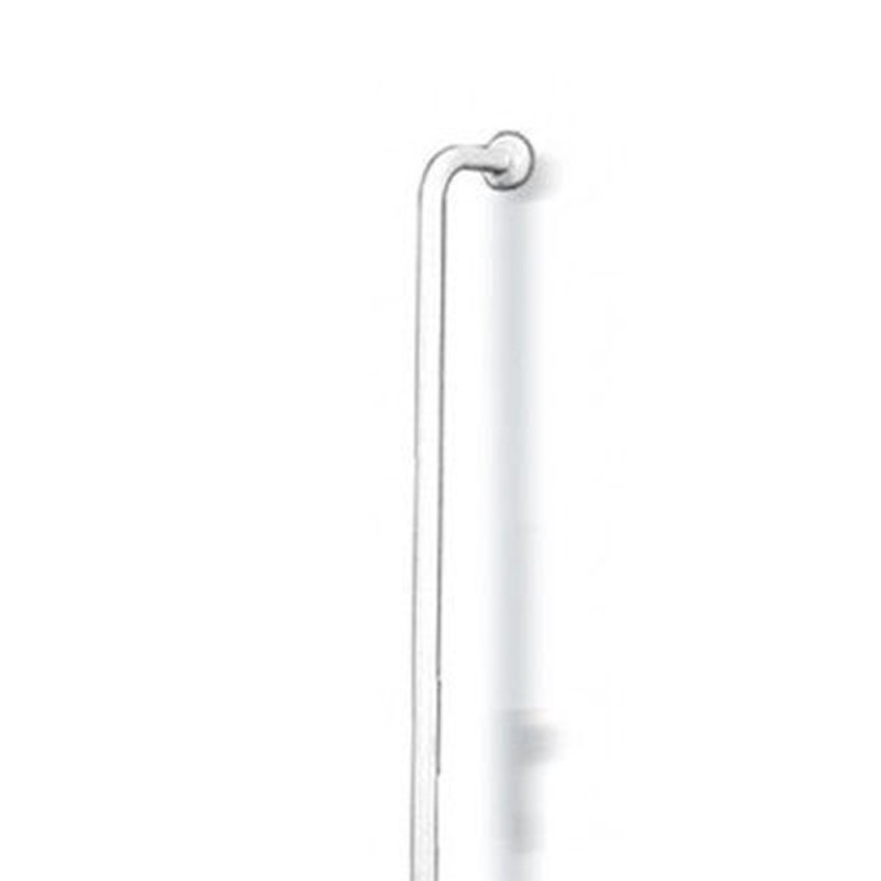 Corrimano verticale di 130 cm in inox bianco Goman XV03/01