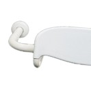 Schienale ergonomico wc, bidet bianco Goman D0300N/01