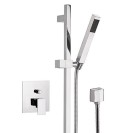 Set doccia completo con braccio 30 cm - serie skyline Daniel Rubinetterie SK614ZCR
