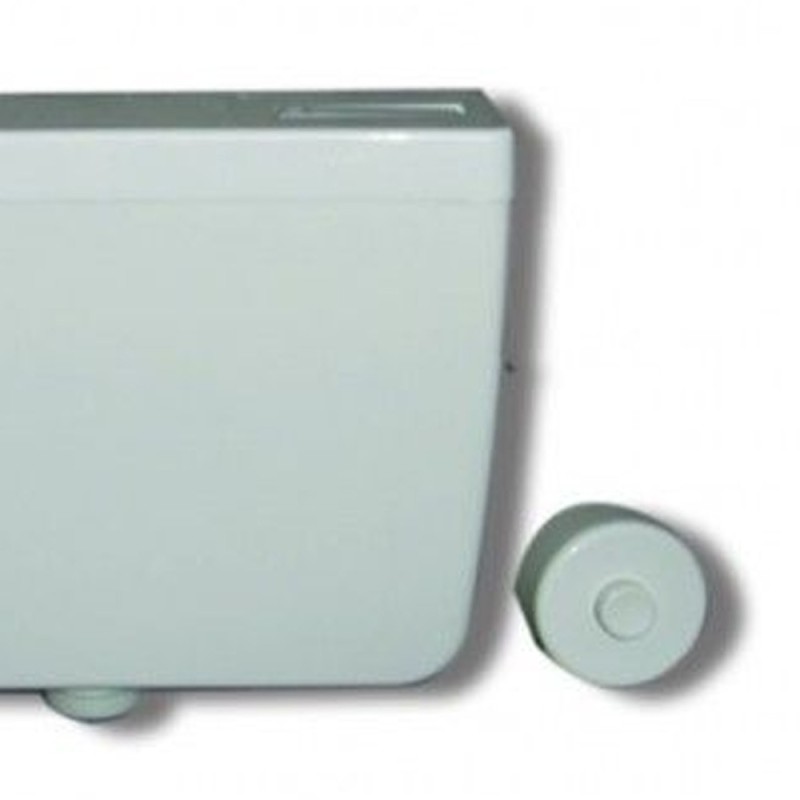 Cassetta di scarico a zaino 7 lt con comando incasso Goman D0115B/01