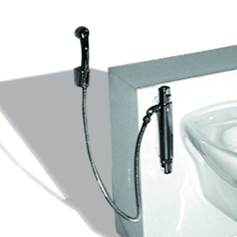 Parete attrezzata di cm h 60 con vaso sospeso, miscelatore e doccetta Goman D0510/01