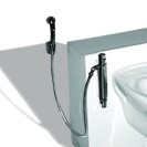 Parete attrezzata di cm h 60 con vaso sospeso, miscelatore e doccetta Goman D0510/01